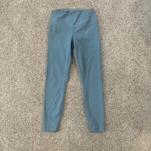 Yogalicious Lux Leggings Womens Size Small Blue Yoga Gym Active Compression